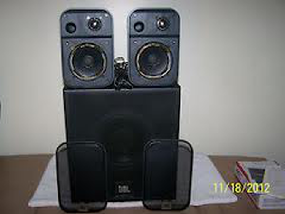 PRO 3 PLUS - Black - 3 Piece Subwoofer/Satellite System - Hero